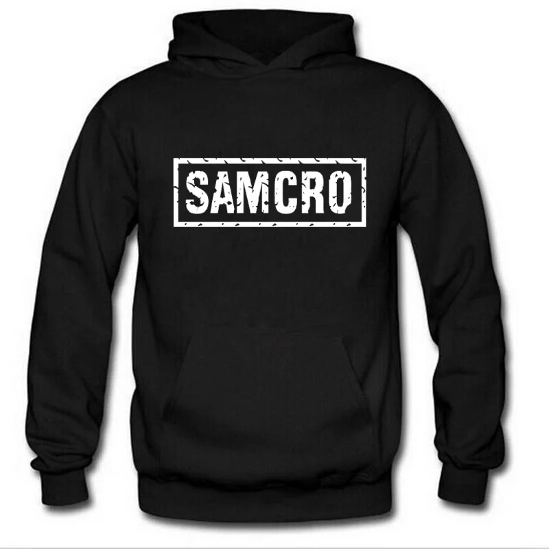 

SOA Sons of anarchy the child new SAMCRO Men Sportswear Hoodies Male Casual Sweatshirt Winter Fleece Hip Hop Warm Hoody