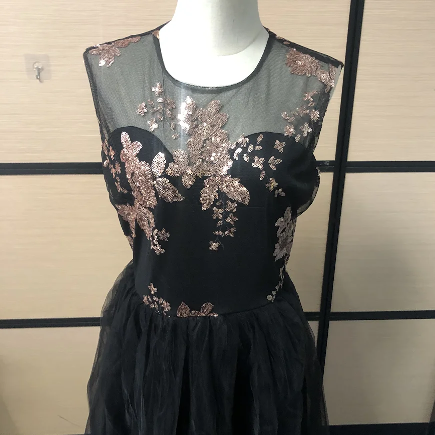 Vestido de malha feminino manga longa ombro