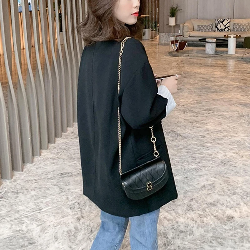 Женский костюм куртка блейзер 2019 базовое пальто большие размеры женская верхняя