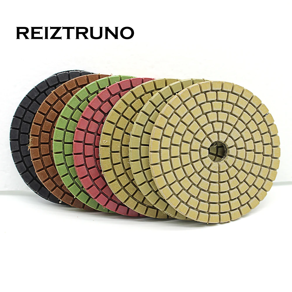 

REIZTRUNO 1 Piece Diamond Polishing Pad 3 Inch Wet Granite Stone Concrete Grinding Angle Grinder.boden schleifen,velcro back