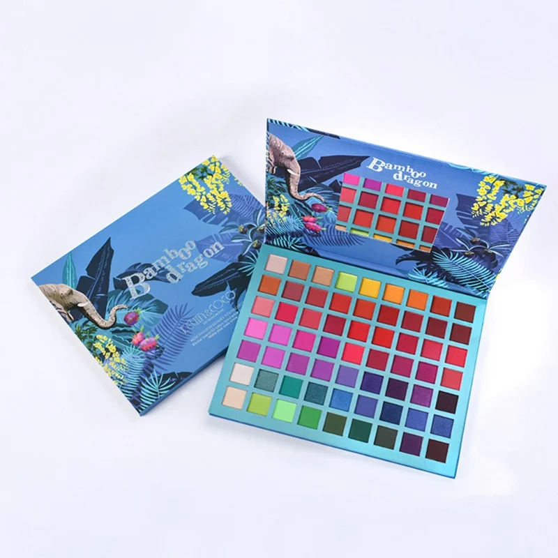 

63 Colors Fold Makeup Set Eye Shadow Palette Shimmer Matte Waterproof Easy To Color Eyeshadow Exquisite And Smooth-i