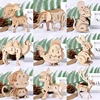 Laser Cutting Wooden 3D Puzzle Cute Animal Model Toys Assembly Wood Desk Decoration For Children Kids Gift PT018 ► Photo 1/6