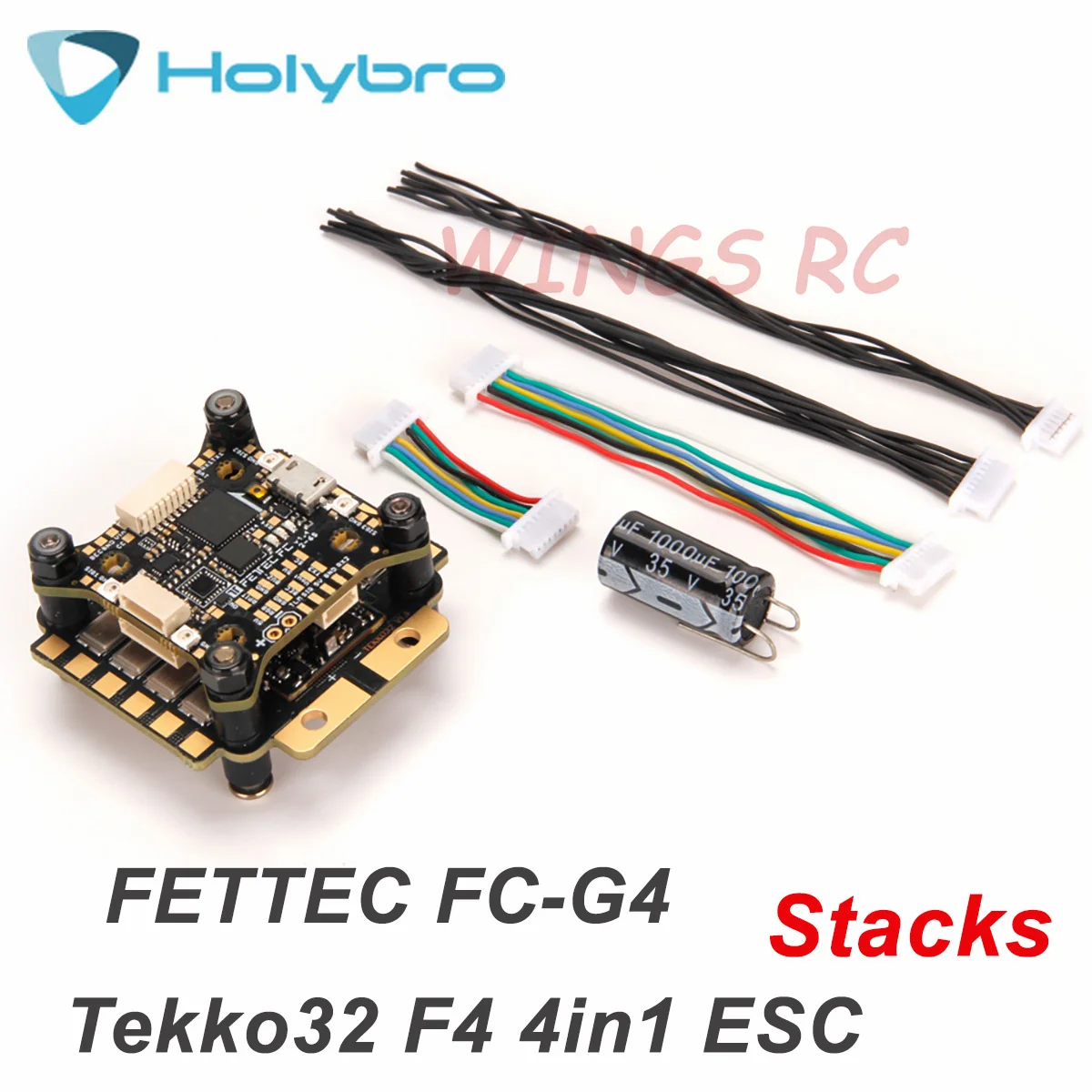 

Контроллер полета Holybro FETtec FC G4 KISS V2 со встроенной полетной системой Holybro Tekko32 4 в 1 50A /60A ESC для FPV гоночных дронов