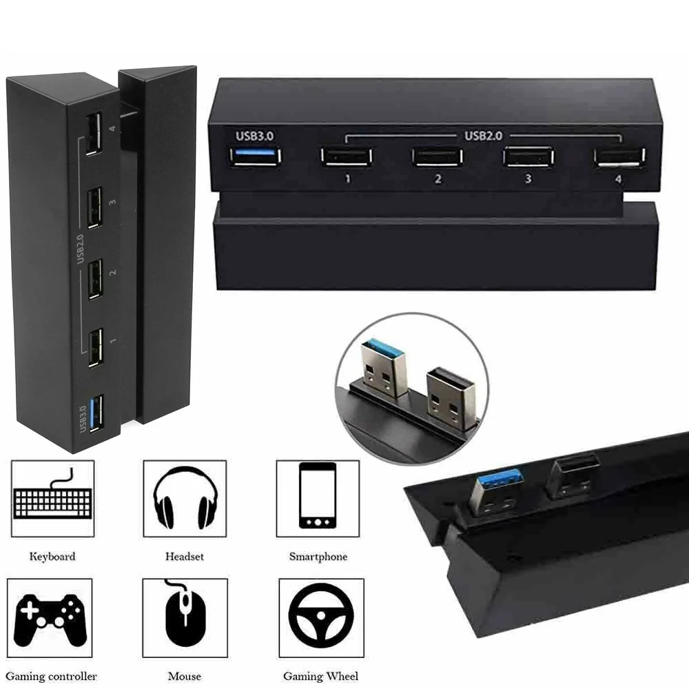 Эспандер SOONHUA на 5 портов usb-хаб USB 3 0 высокоскоростной адаптер 2 s для хоста PS4 |