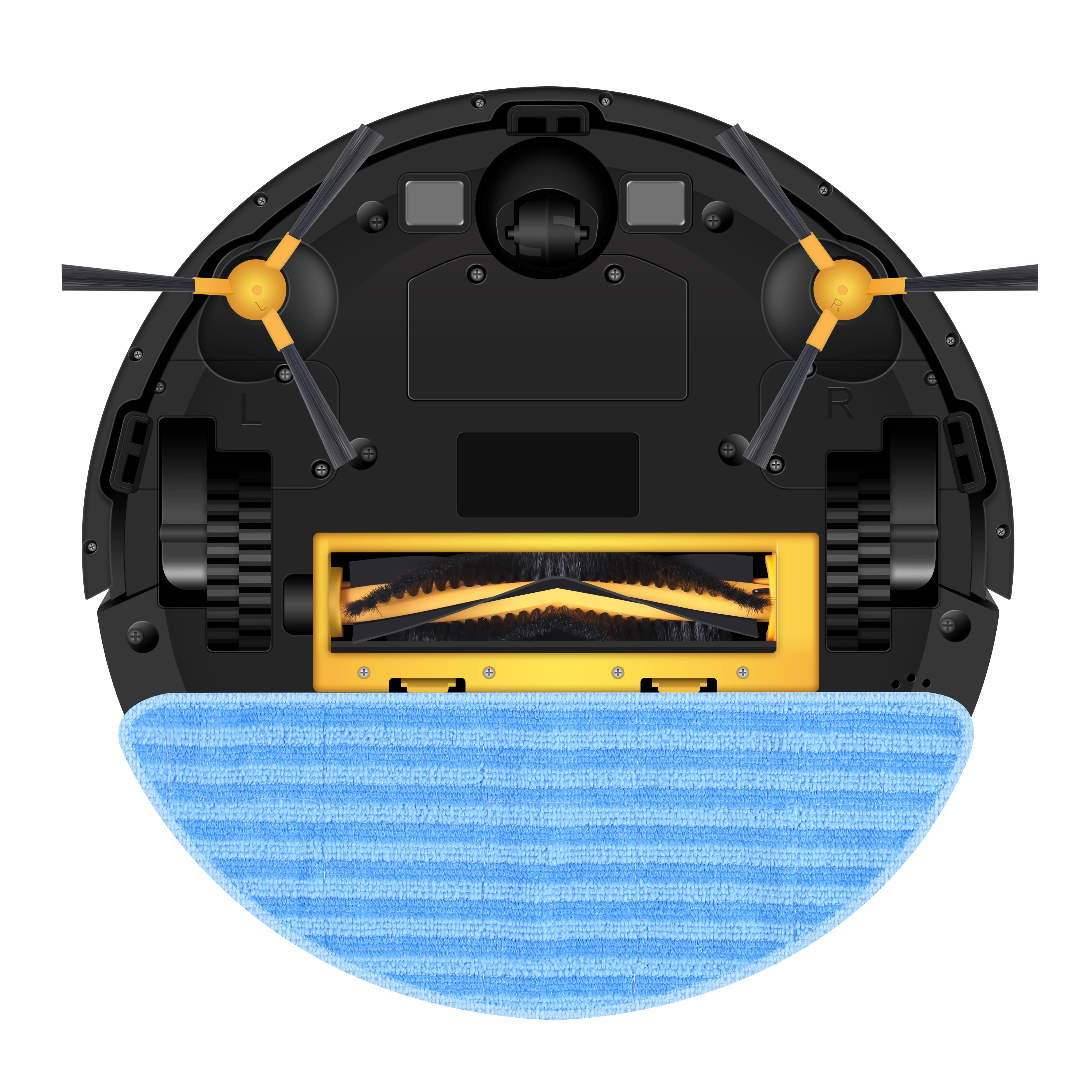 LIECTROUX C30B Robot Vacuum Cleaner AI Map Route,Memory,Super Smart Partition,WiFi App,6000Pa Suction,Electric WaterTank,Wet Mop