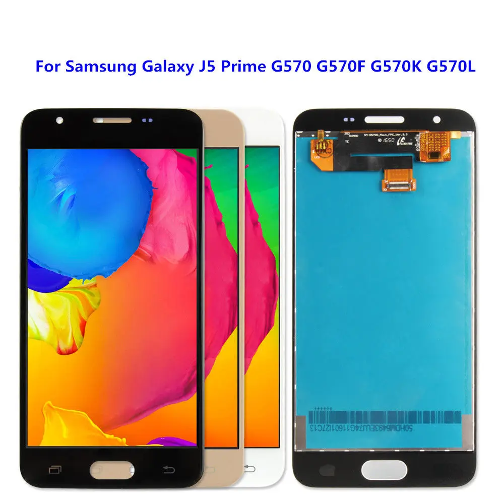 ЖК экран с сенсорным экраном для samsung Galaxy J5 Prime G570 G570F G570K G570L|Экраны мобильных