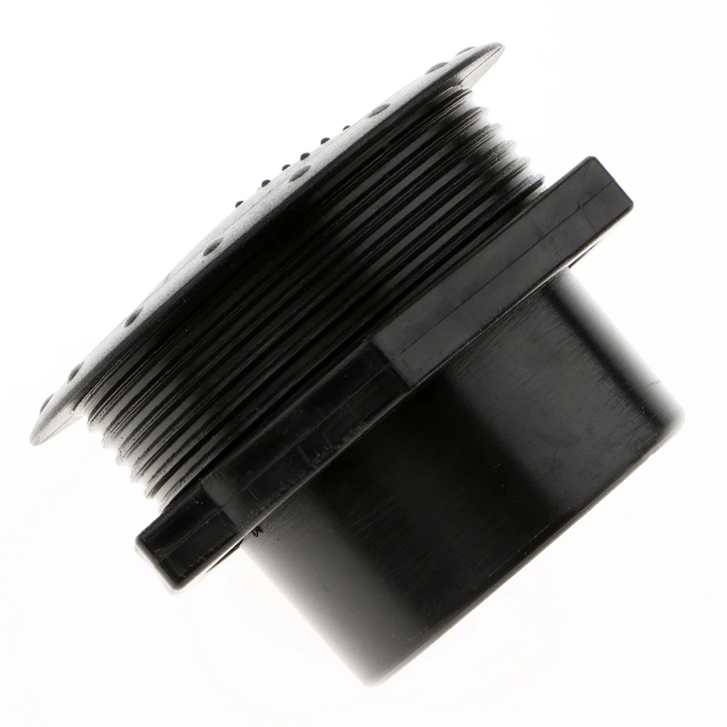 Set of 2 Universal RV Yacht Side Roof A/C Air Vent Exhaust Outlet, Install Hole: 60mm, Easy Installtion, Black