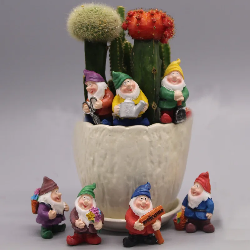 Flower Pot Accessories Elf Moss Micro Landscape Decoration Garden Dwarf Ornaments Craft Micro Fairy Ornament DIY Handicraft