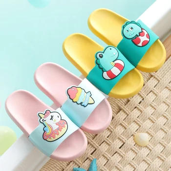 

Summer children slippers shoes kids girls sandals indoor bathroom slippers cute beach shoes fashion home shoes