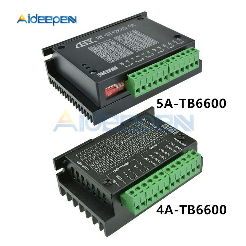 4A 5A TB6600 одноосный Драйвер шагового двигателя плата контроллера ЧПУ гравировальный станок 1 Ось шаговый двигатель модуль драйвера 4A 5A TB6600 одноосный Драйвер шагового двигателя плата контроллера ЧПУ гравировальный станок 1 Ось шаговый двигатель модуль драйвера