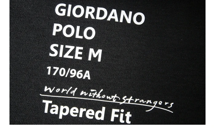 Giordano Men Polo Shirt Long Sleeve Embroidery Casual Tops For Men Cotton Polos Para Hombre Ribbed Cuffs 01019782