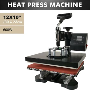 

12" x 10" Swing Away Heat Press Machine T-shirt Sublimation Transfer 30 x 25cm Heat Press Machine T-Shirt Digital good