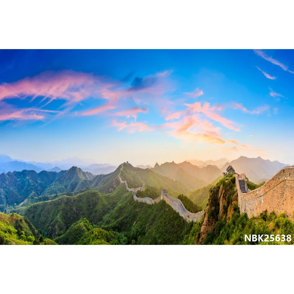 thumbnail image 1 of Fondos de fotografía de paisajes naturales con cielo azul, nubes blancas, montañas, árboles y ríos para bebés, 1 of 5