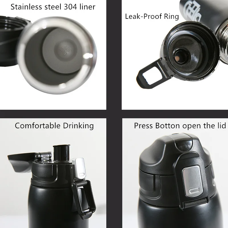 1000ml 750ml Double Stainless Steel Sport Thermos Mug Vacuum Flask Travel Mug Climbing Thermal Water Bottle water bottle thermal mug stainless steel thermos bottle thermal water bottle stainless steel water bottle stainless steel cup stainless steel thermos cup stainless steel thermal container