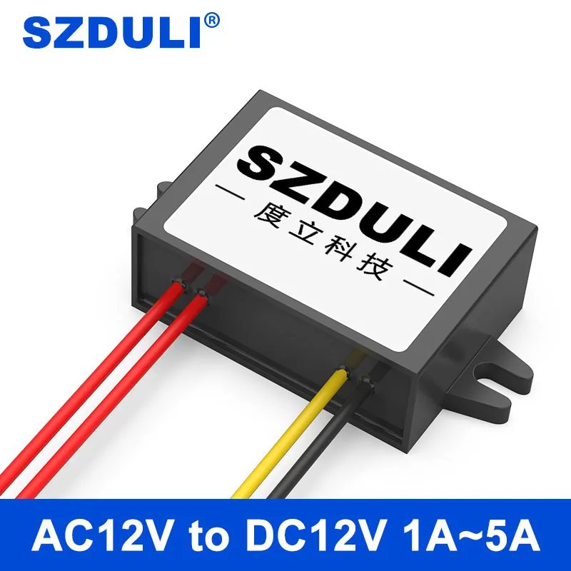 AC12V to DC12V AC to DC power supply module 10-20V to 12V monitoring ...