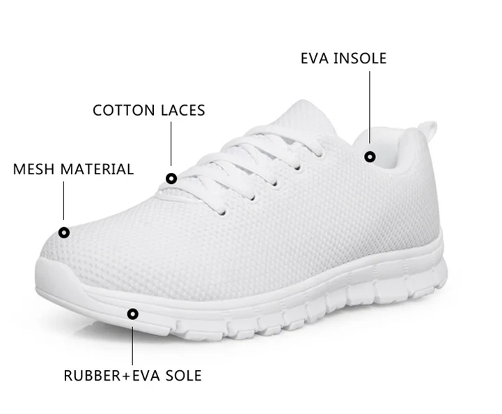 ELVISWORDS Fashion American Girl Print Flats Shoes Women 2020 Casual  Sneakers Air Mesh Female Breathbale Walking Shoes for Girls - AliExpress  Shoes