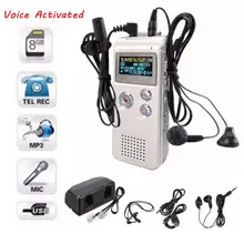 Grabadora De Voz Digital, reproductor De música MP3, 8GB, 4MHz, batería De litio, WAV, grabador De Voz