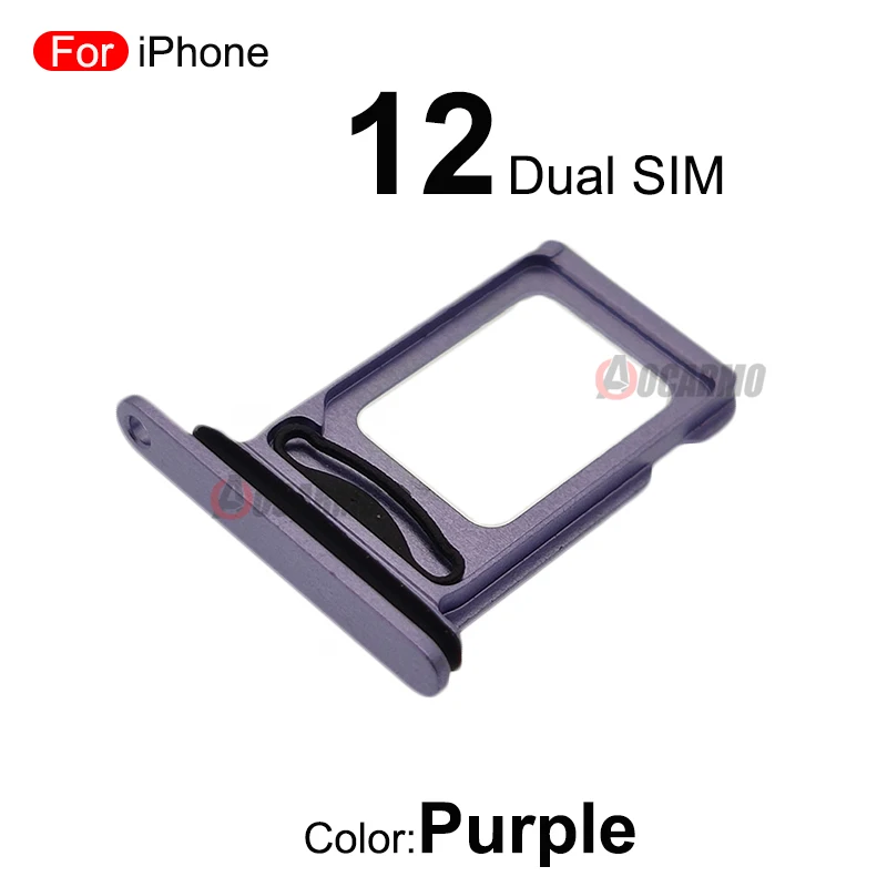 デュアルiphone 12シングルsimカードスロット交換部品 - AliExpress