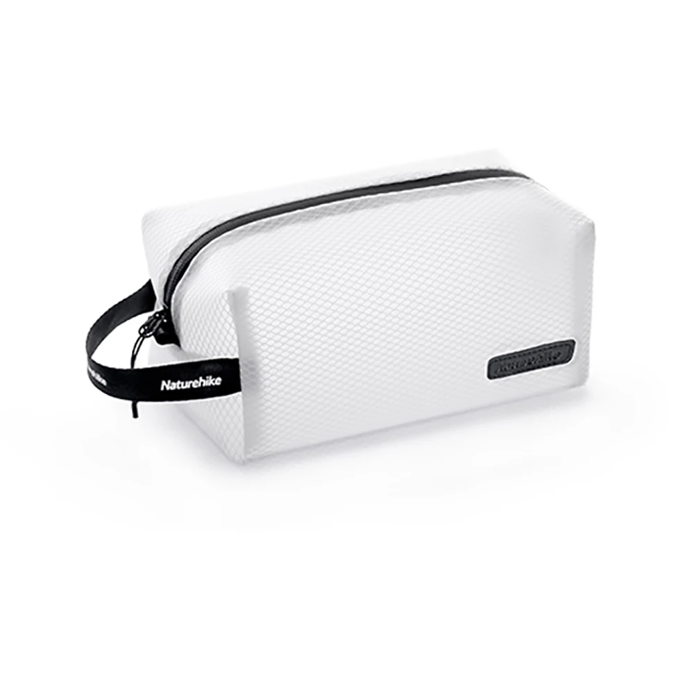 Сумка Naturehike из ТПУ и сетчатой ткани для мытья многоцелевой полуперспективной путешествий многофункциональная сумка для хранения портативная Водонепроницаемая наружная - Цвет: White   M