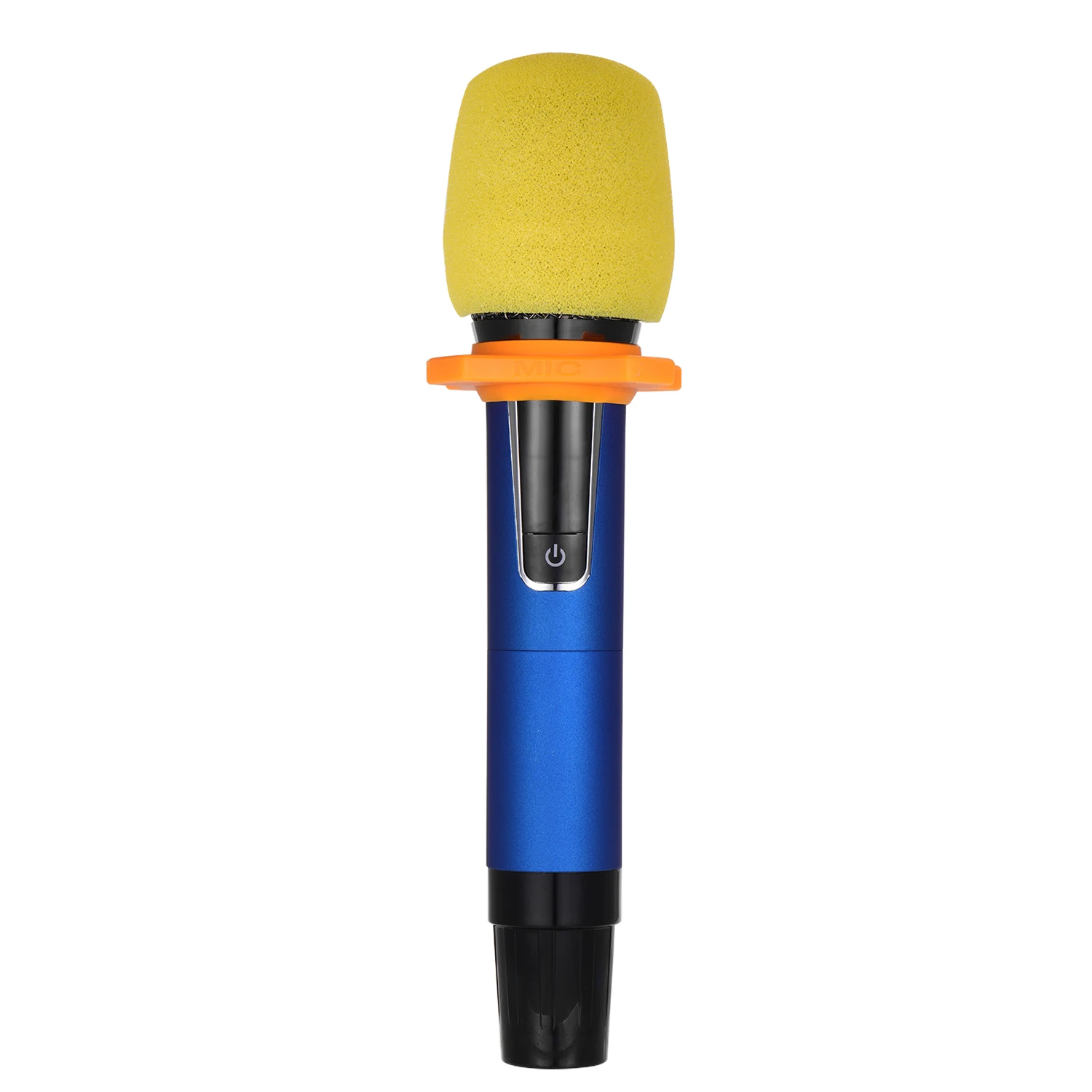 UHF Dual-band Wireless Microphones Set with 1 Receiver 2 Handheld Microphone for DJ Party Karaoke Meeting Live Performance