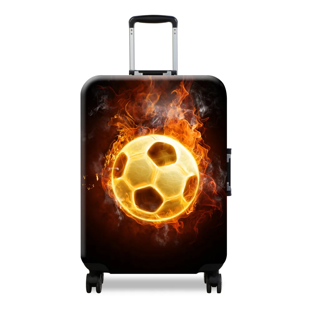 Защитный чехол для чемодана Footbally, чехол для чемодана для путешествий, чехол для чемодана, аксессуары для путешествий, подходит для 18-32 дюймов, чехол для сумки