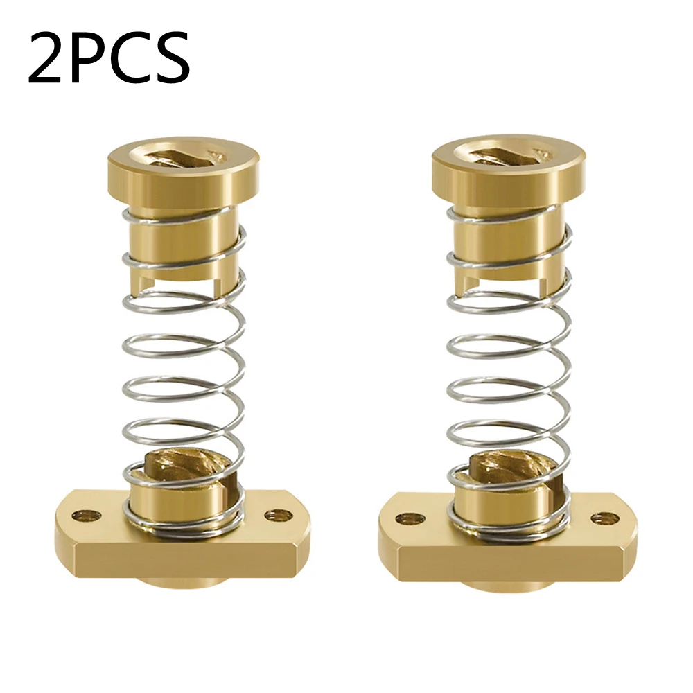 Z Axis T8 x8 Anti Backlash Spring Loaded Nut Set 8mm Lead Screw Brass For Creality CR10 Ender 3 3D Printer Spare Part Wholesale