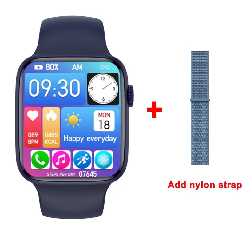 Original iwo DT7+ Smart Watch Series 7 NFC Function Bluetooth Call Ai Voice Assistant GPS Wireless Charger DT7 Plus Smartwatch 