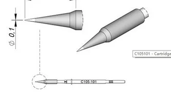 

JBC Original soldering tips C105-101 Cartridge Conical pointed