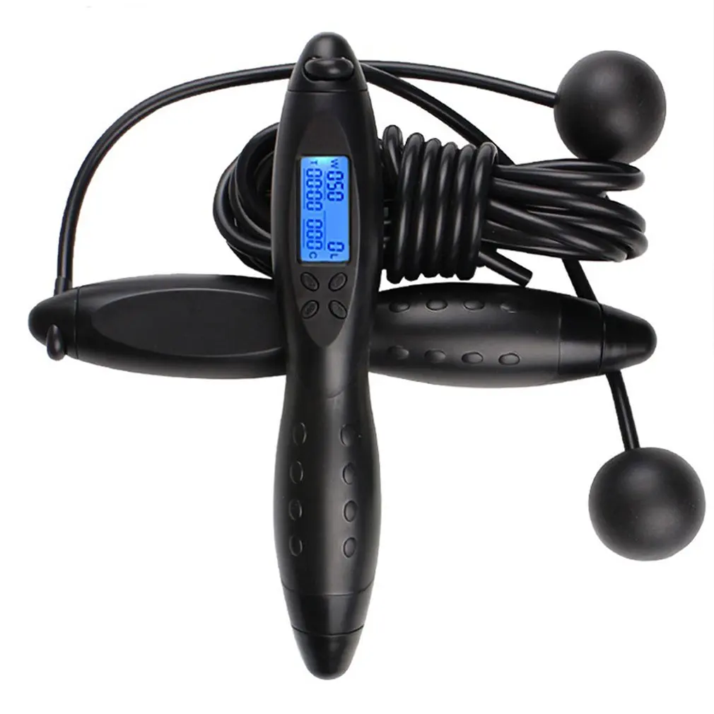 

7 Color Fitness Exercise With Friction-resistant Skipping Rope Intelligent Electronic Counting Pvc Soft Skipping Rope