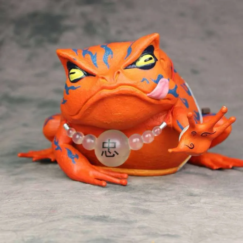

Anime Naruto Three Forbearance Jiraiya Toad Bunta Riding Turning Figurine Garage Kit