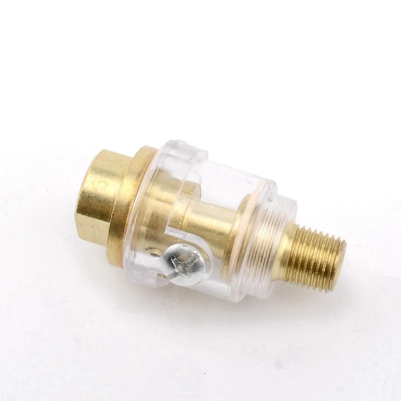 

Hardware Oiler Lubricator of 1/4" BSP Mini In-Line Oiler Lubricator for Pneumatic Tool & Air Compressor Pipe