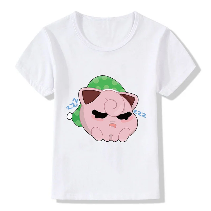 Jigglypuff Pokemon Retro Japanese Kid's T-Shirt 