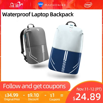 

Machenike Backpack waterproof laptop bag Pilot backpack 15.6 inch notebook 15 computer bag Ultralight student portable backpack