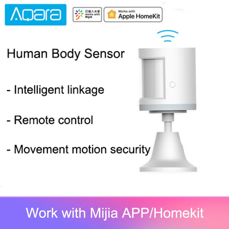 Sensor inteligente de intensidad de luz Xiaomi Aqara Zigbee, accesorios para hogar inteligente, conexión para Mi Home App
