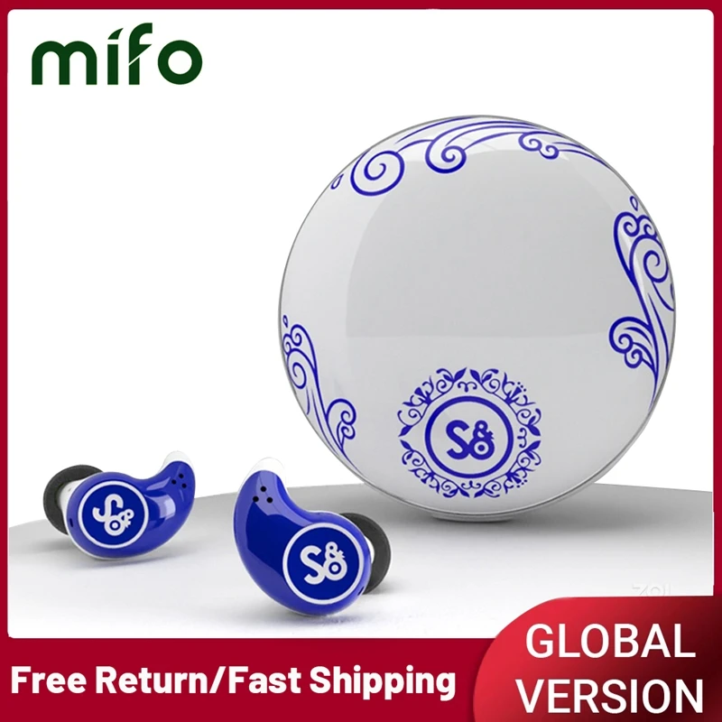 Mifo S TWS Mini V5.2 Bluetooth Earphone ANC Noice Cancelling Balanced Armature Ture Wireless Earbuds with 6 Mics for Calls | Электроника