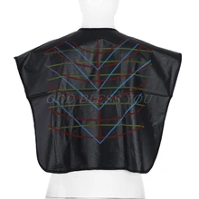 Профессиональная нейлоновая обертка для стрижки волос, салонная накидка, парикмахерское платье, Парикмахерская Ткань, черный цвет, новинка