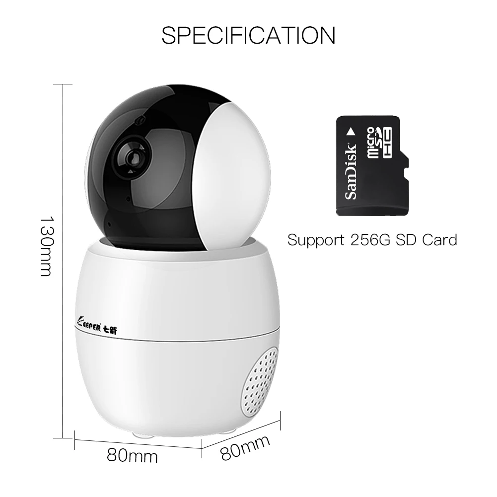 Смарт-Камера Tuya, WiFi, камера безопасности, вращающаяся, HD 1080 P, сеть, двухсторонняя аудио ip-камера, работает с Alexa Echo Google Assistant