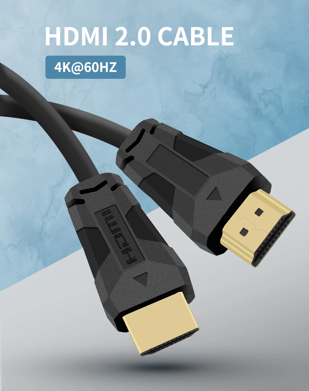 Ultra hd кабель HDMI 2,0 4k 60hz шнур для ps4 ноутбука компьютера xbox apple tv 0,5 м 1 м 2 м 3 м 5 м HDMI 4 К кабель
