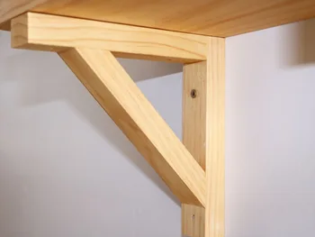 

Solid Wood Furniutre Brackets Supports Wall Mount Triangle Shelf Brackets Storage 18/20/25/30/35/40cm 2pcs