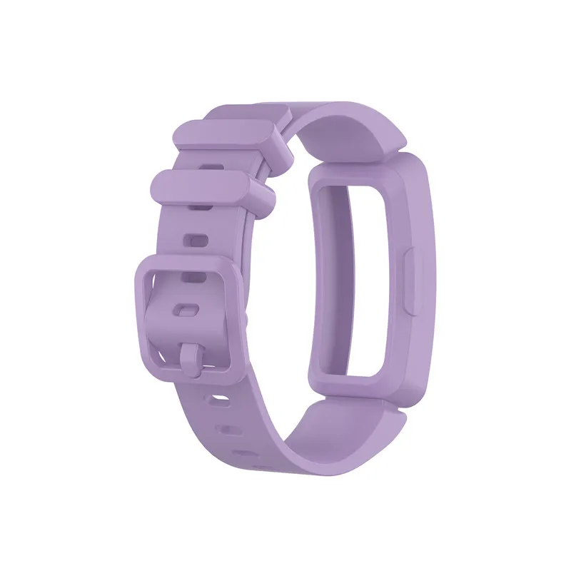 F Браслет мягкий силиконовый Классический анти-потерянный ремешок для Fitbit Kids Ace 2 inspire HR Smart Tracker - Цвет: F