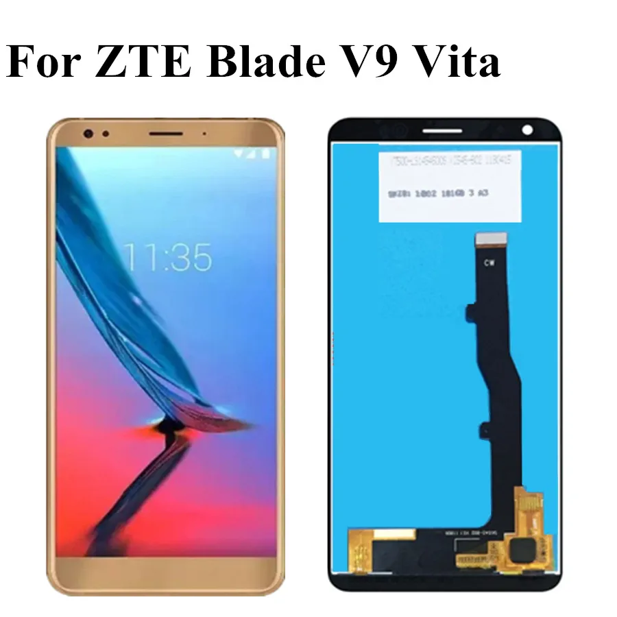 For ZTE Blade V9 Vita LCD Display Touch Screen Digitizer Panel Glass Assembly Replacement V0900 | Мобильные телефоны и