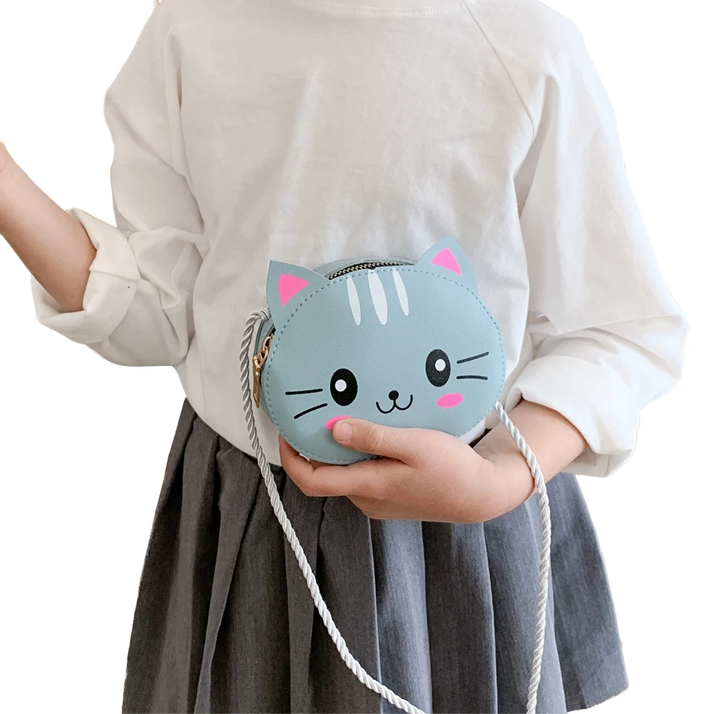 6 estilos nueva llegada niños niña bandolera bolsas de dibujos animados lindo monedero Animal bolso niños cartera moneda bolsa