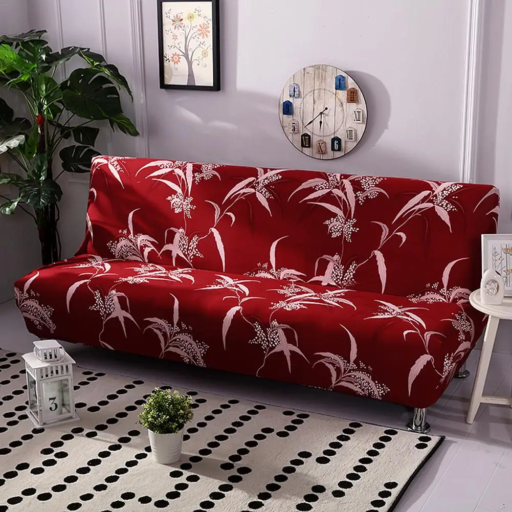 

All-inclusive Stretch Elastic Sofa Bed Cover Slipcover Folding Printed Couch Cover Universal Cover Sofa 2/3-Seat No Armrest