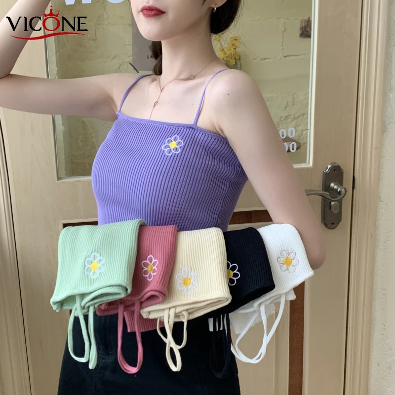 Женская трикотажная кофта VICONE с вышивкой ярких цветов 6 | одежда