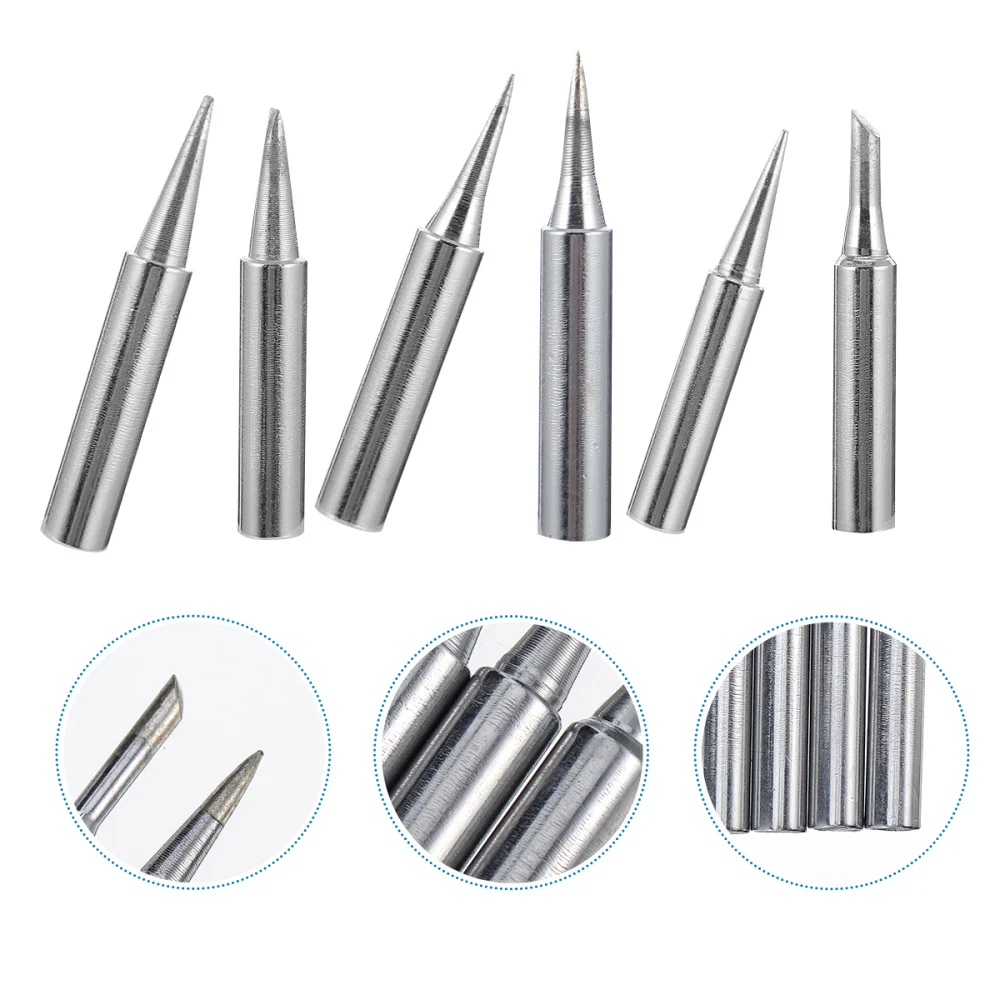 

1 Set Copper High Heat Transfer Replacement Sharp Anti-corrosion Welding Tip for Shop DIY Office Home
