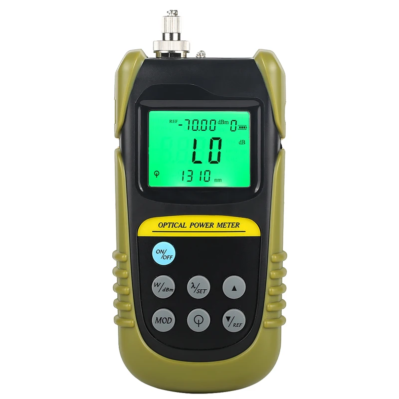 

AUA-706G Optical Power Meter Tester Light Failure Loss Test Fiber Tester Send FC/SC Adapter