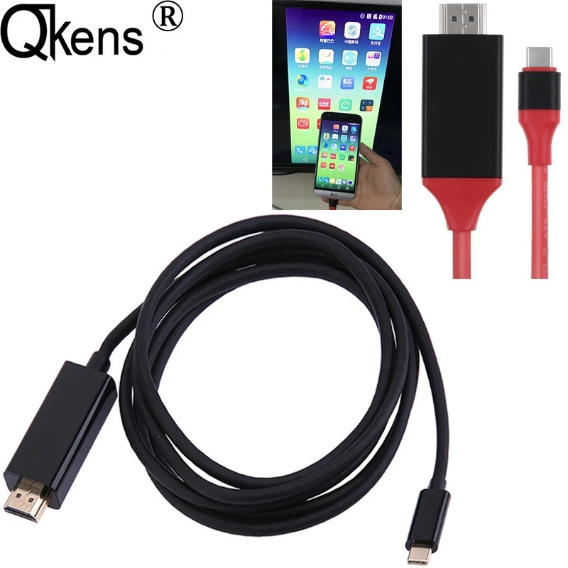 Кабель Type C HDMI для проектора видеокабель с разъемом Macbook Huawei P30 Mate20 Pro LG G5 Samsung