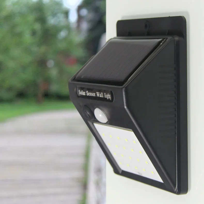 

Solar Power Supply Human Body Sensing Garden Lighting 20LED Garden Lamp