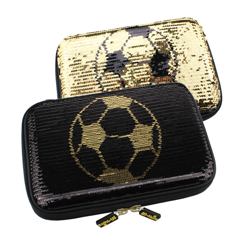 Kawaii Pencil Case for Boys Pencilcase School Football Box Pouch Big Capacity Stationery Supplies Christmas Gifts | Канцтовары для