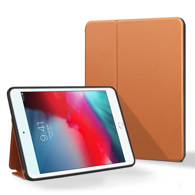 Brown X-Level Флип кожаный чехол для iPad Air противоударный ультра тонкий чехол для iPad Pro 10,5 с функцией подставки умный сон - Цвет: Brown